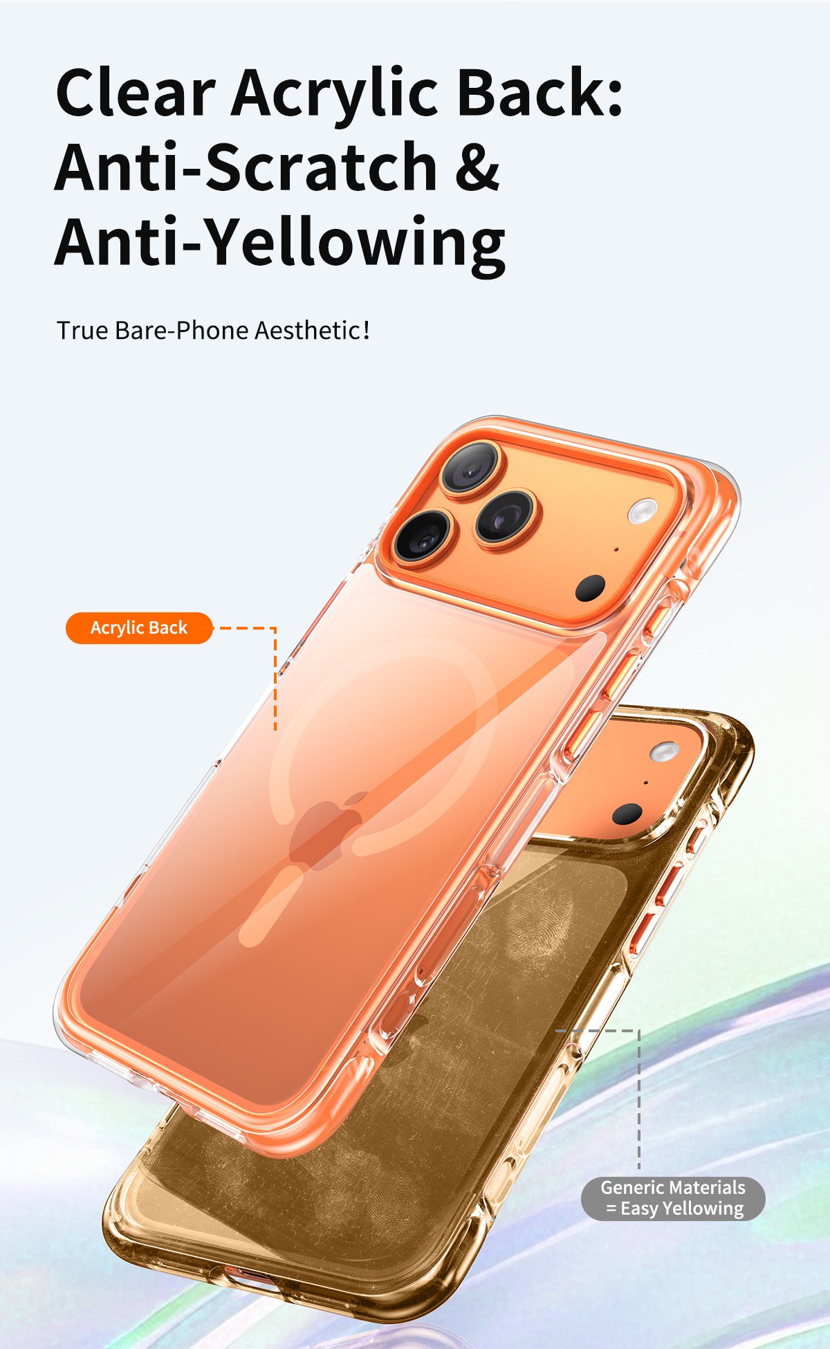 Crystal Clear Magnetic Protective Case