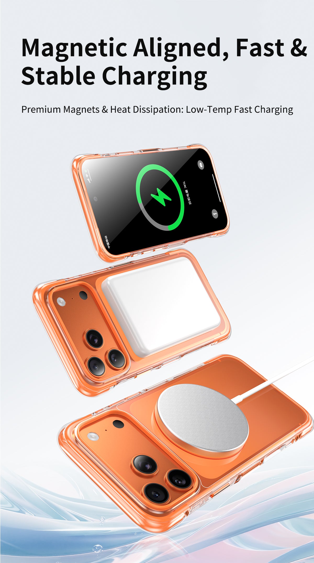 Crystal Clear Magnetic Protective Case