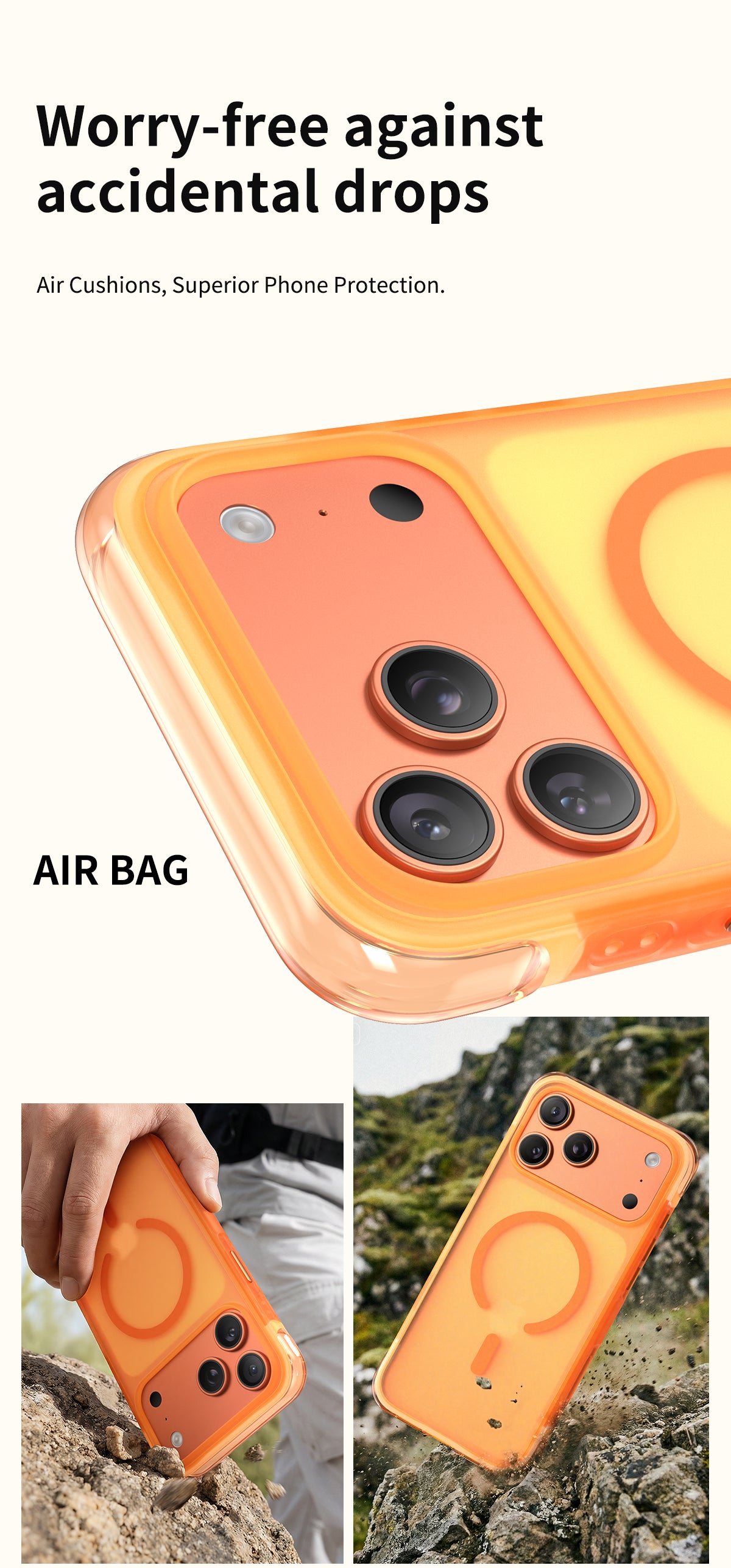 ShockGuard Air Cushion Magnetic Case