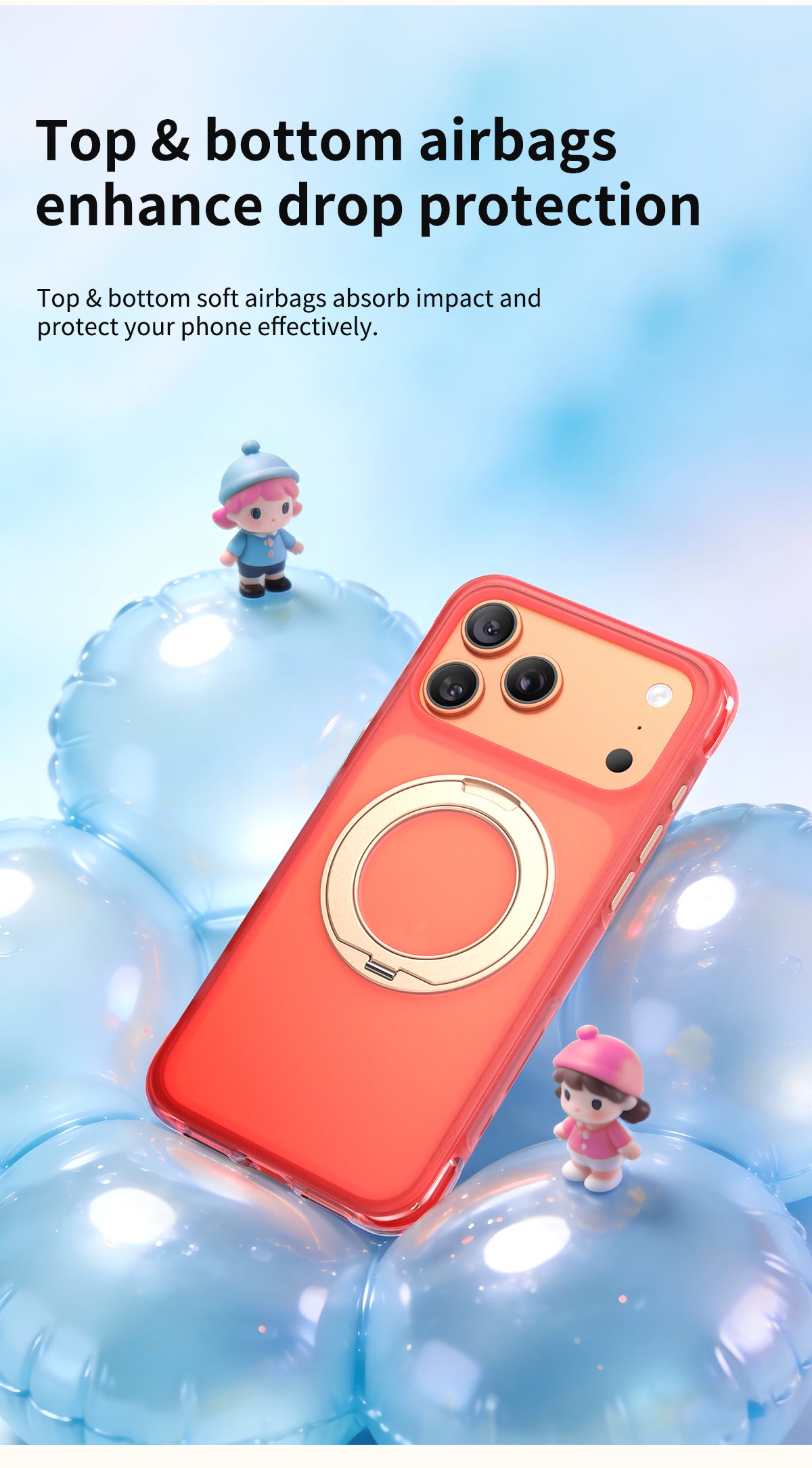 Air Cushion 360° Rotating Stand Phone Case